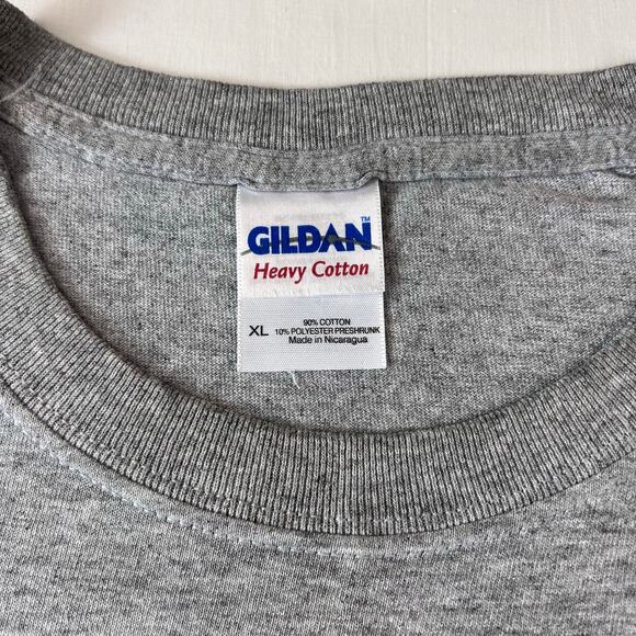 Syracuse Orange SU University gray t-shirt size XL Gildan tag Y2K - Picture 5 of 6